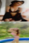Woman looking phone swinger