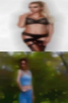 Swinging bareback girls squirt
