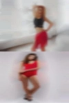 Perfect body shape woman nude