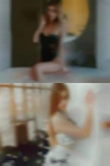 Girls touching rubbing bored
