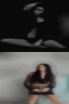 Women standing pooping naked