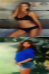 Swinging breasts masturbating